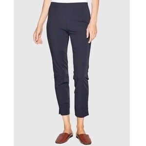Seductive Sabrina Pants Womens 36 Elastic Waistband Tapered Leg Black Stretch